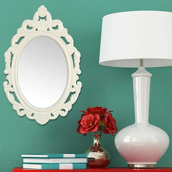 Stratton Home Decor Baroque Teardrop Wall Mirror Black 2 Stratton Home Decor Baroque Teardrop Wall Mirror Black - Image 2