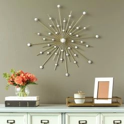 Stratton Home Decor Mirrored Starburst Wall Decor