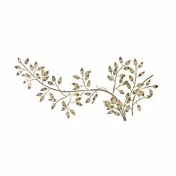 Stratton Home Decor Flowing Leaves Metal Wall Decor