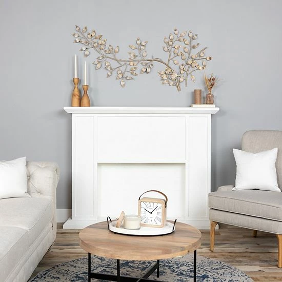 Stratton Home Decor Flowing Leaves Metal Wall Decor 2 Stratton Home Decor Flowing Leaves Metal Wall Decor - Image 2