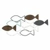 Stratton Home Decor Wood And Metal School Of Fish Wall Decor