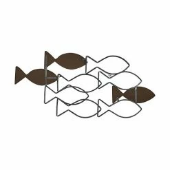 Stratton Home Decor Wood And Metal School Of Fish Wall Decor -Stratton Home Decor shop unnamed file 642