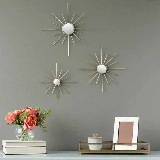 Stratton Home Decor Mirror Wall Decor 3-piece Set 1 Stratton Home Decor Mirror Wall Decor 3-piece Set