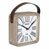 Stratton Home Decor Farmhouse 9.5" Dean Table Clock