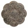 Stratton Home Decor Rustic Bronze Finish Medallion Wall Decor