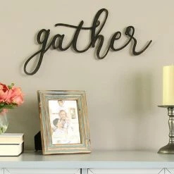 Stratton Home Decor "Gather" Metal Wall Decor