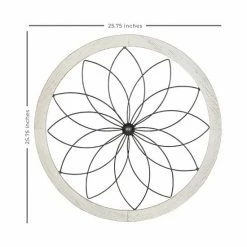 Stratton Home Decor Round Floral Wall Decor -Stratton Home Decor shop unnamed file 813