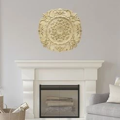 Stratton Home Decor Shabby Chic Medallion Wall Decor -Stratton Home Decor shop unnamed file 853