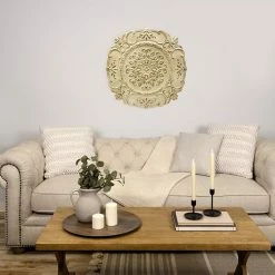 Stratton Home Decor Shabby Chic Medallion Wall Decor -Stratton Home Decor shop unnamed file 854