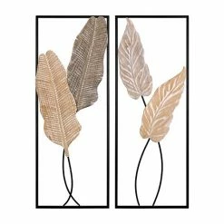 Stratton Home Decor Branches Leaves Panel Wall Decor 2-piece Set