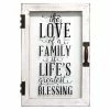 Stratton Home Decor "Family" Glass Door Wall Decor