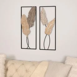 Stratton Home Decor Branches Leaves Panel Wall Decor 2-piece Set -Stratton Home Decor shop unnamed file 88