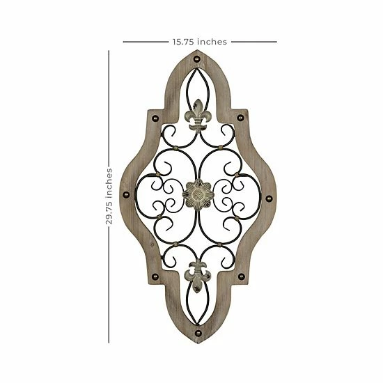 Stratton Home Decor French Country Scroll Wall Decor 5 Stratton Home Decor French Country Scroll Wall Decor - Image 5