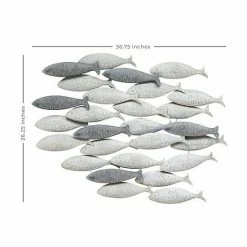 Stratton Home Decor Metal School Of Fish Wall Decor 12 Stratton Home Decor Metal School Of Fish Wall Decor -Stratton Home Decor shop unnamed file 937