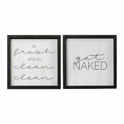 Stratton Home Decor Fresh Clean Wall Decor 2-piece Set