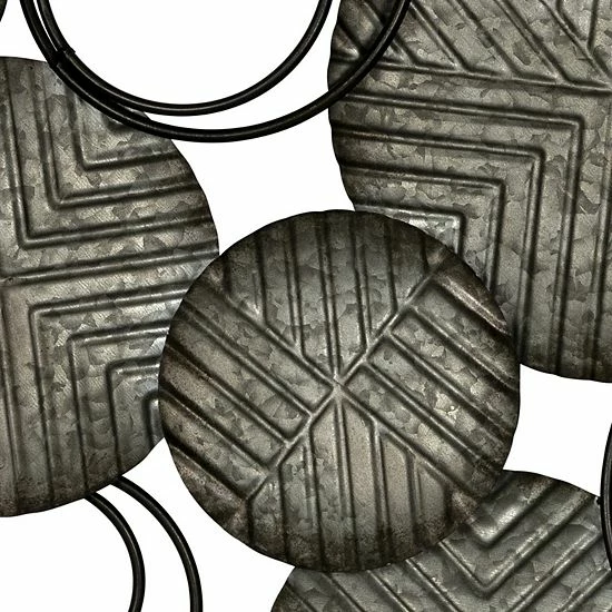 Stratton Home Decor Galvanized Metal Wall Decor 3 Stratton Home Decor Galvanized Metal Wall Decor - Image 3