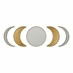 Stratton Home Decor Moon Phase Wall Mirror