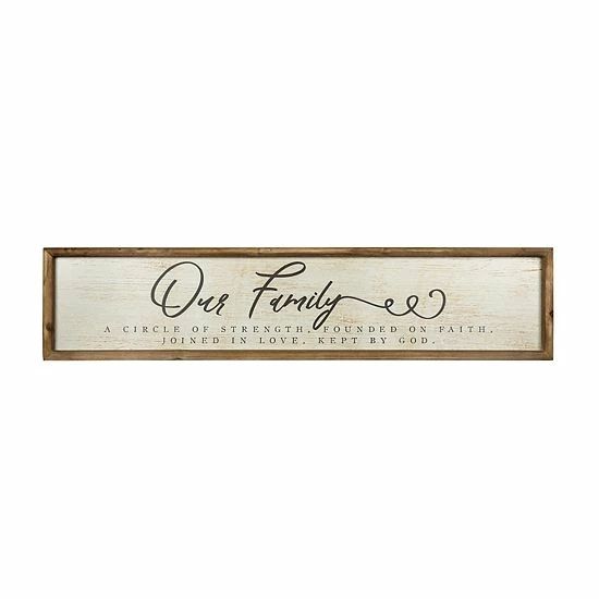 Stratton Home Decor "Our Family" Rustic Wall Decor 1 Stratton Home Decor "Our Family" Rustic Wall Decor