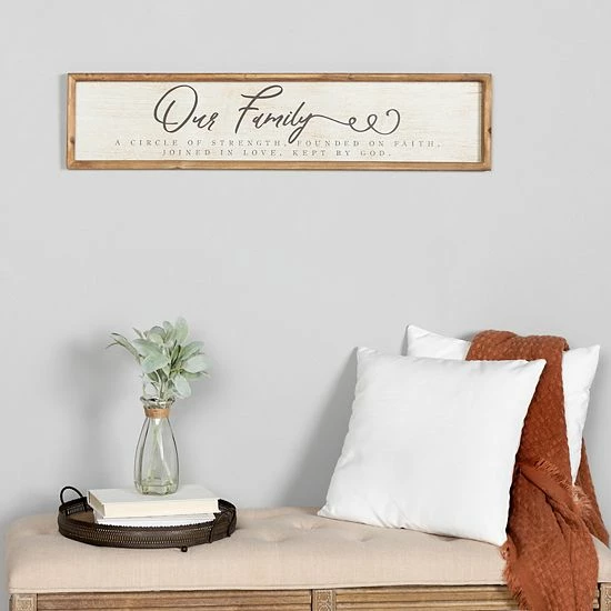 Stratton Home Decor "Our Family" Rustic Wall Decor 8 Stratton Home Decor "Our Family" Rustic Wall Decor - Image 8